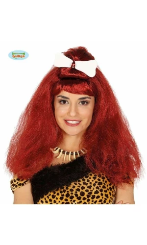 Brown Wig With Bone