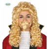 Blonde Marquis Wig with Moustache - Adult One Size