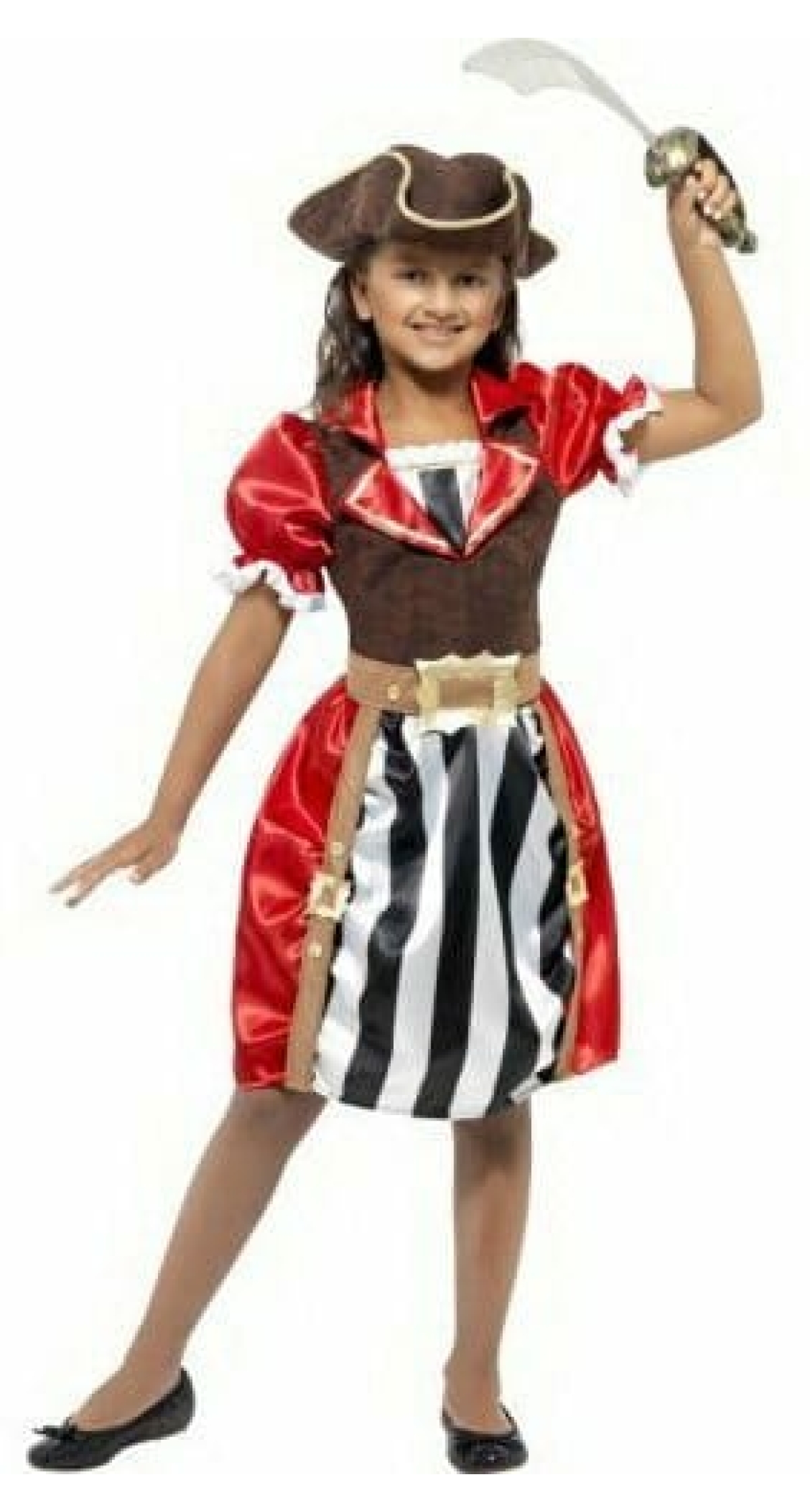 Pirate Captain Girls - Age 4 to 6 Years