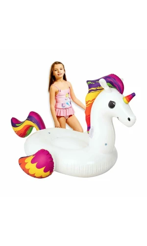 Bestway Inflatable Fantasy Unicorn Rider For Age 3+ Years 150x117cm (Online Only)