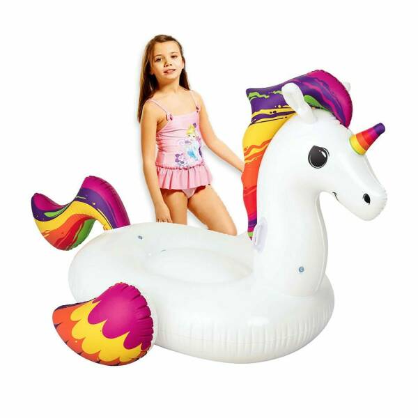 Bestway Inflatable Fantasy Unicorn Rider For Age 3+ Years 150x117cm (Online Only)