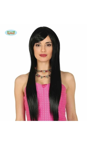 Black Straight Deluxe Wig