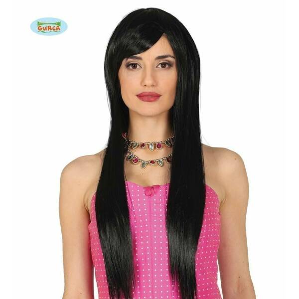 Black Straight Deluxe Wig