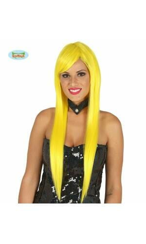 Yellow Straight Deluxe Wig