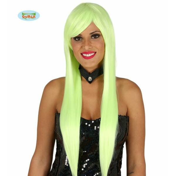 Green Straight Deluxe Wig