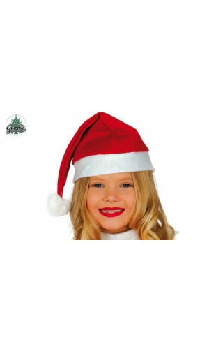 Santa Hat with White Trim - Size Child