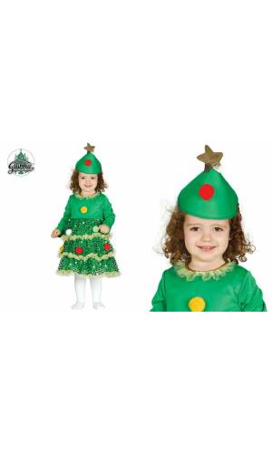 Shiny Christmas Tree Baby - Age 6 to 12 Months