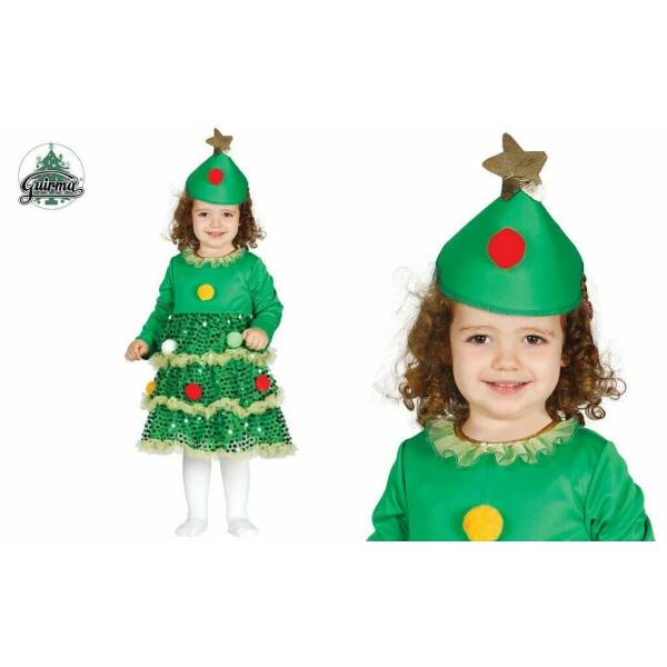 Shiny Christmas Tree Baby - Age 6 to 12 Months