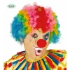 Rainbow Clown Afro Wig (Rizos) - Adult One size