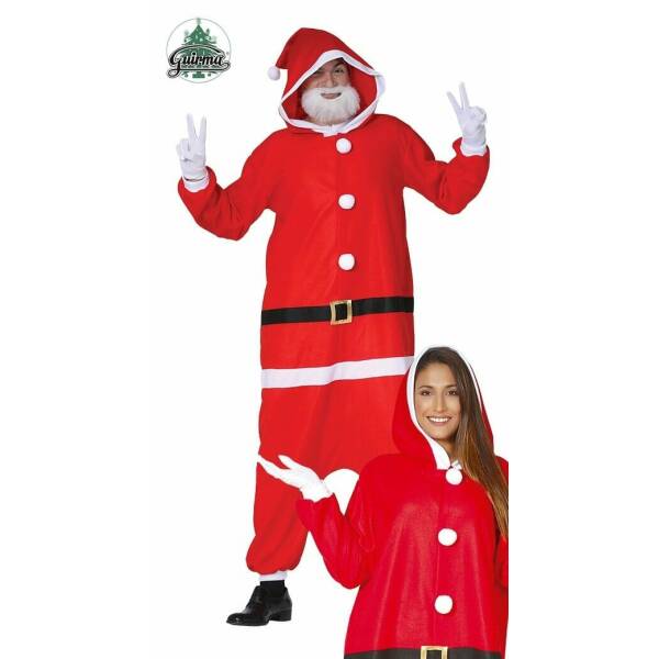 Santa Claus Papa Noel Onesie - Adult Size Medium