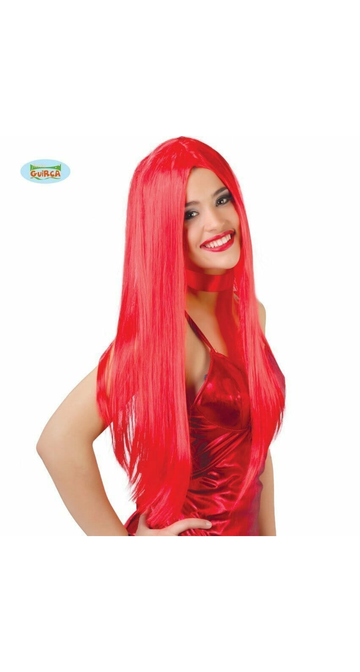 Red Long Wig (Super Melena) - Adult One size