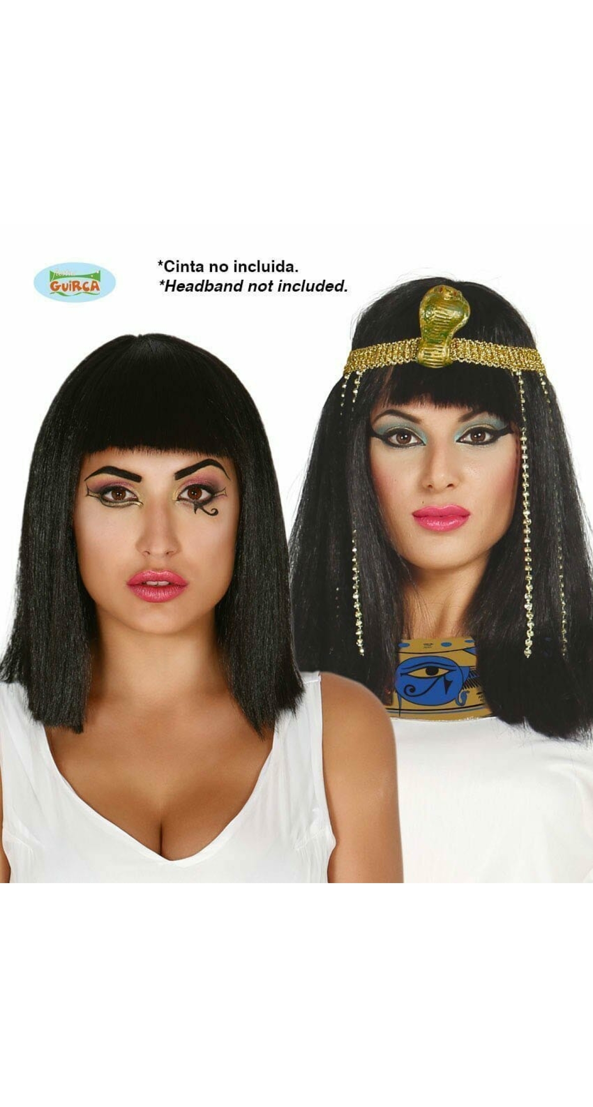 Black Cleopatra Wig - Adult One Size
