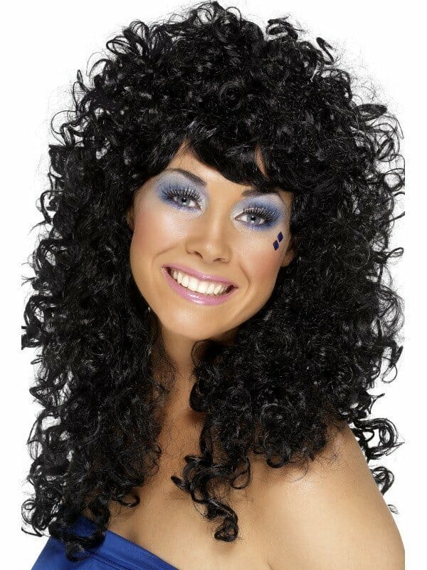 Boogie Babe Wig Adult Black Boogie Babe Wig Adult Black