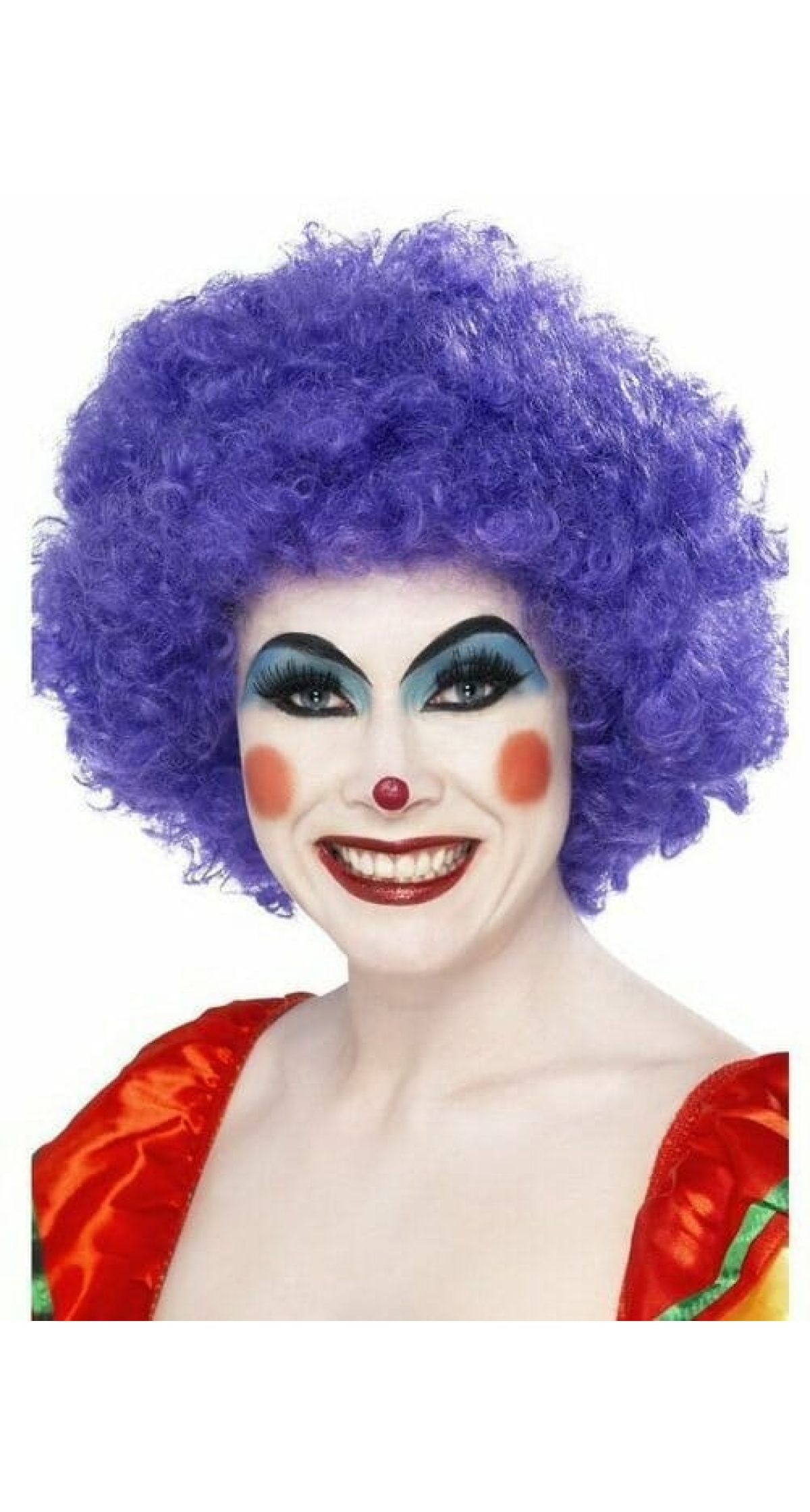 Purple Crazy Clown Wig - Adult One Size