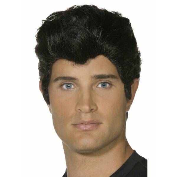 Black Grease Danny Wig - Adult One Size
