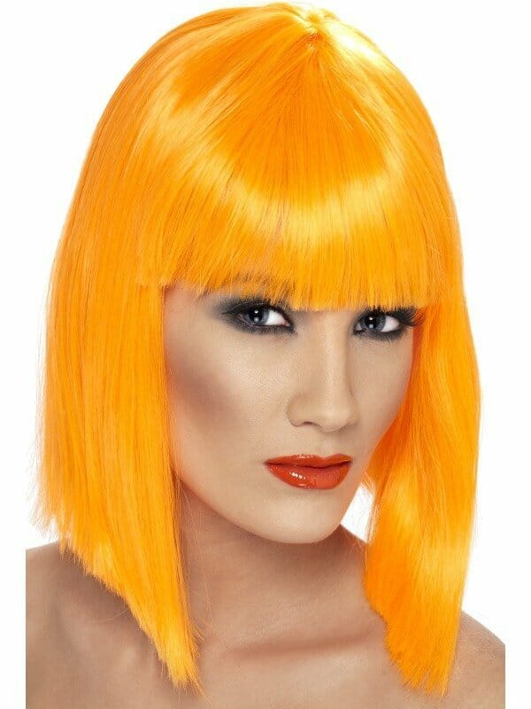 Glam Wig Adult Orange Glam Wig Adult Orange