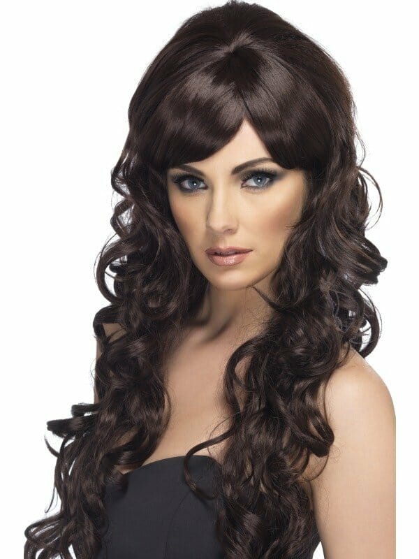 Pop Starlet Wig Adult Brown Pop Starlet Wig Adult Brown