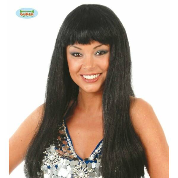 Black Long Hair Wig - Adult One Size
