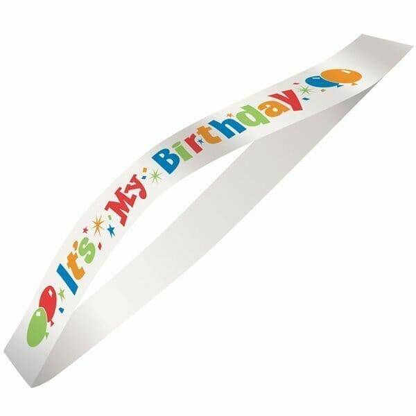 It's my Birthday Satin Sash