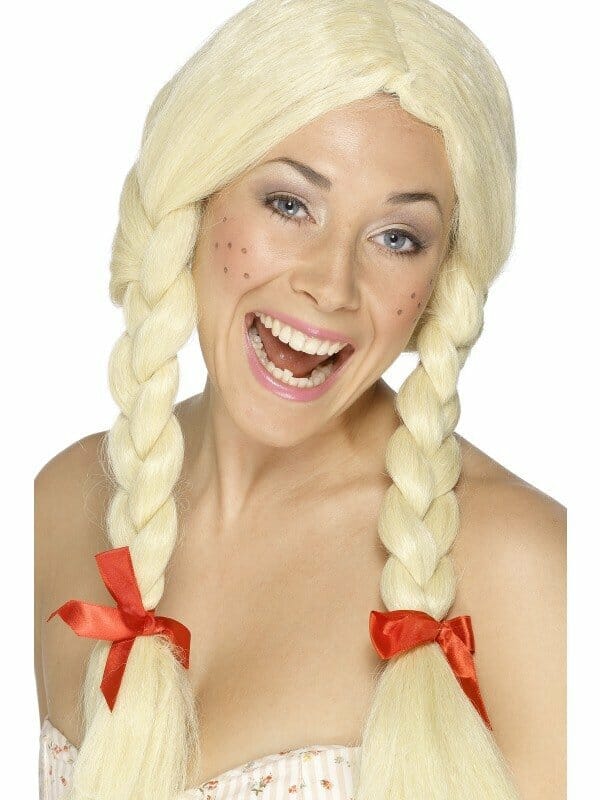 Schoolgirl Dutch Wig Adult Blonde Schoolgirl Dutch Wig Adult Blonde