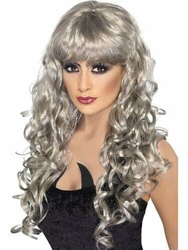 Siren Wig Adult Silver Siren Wig Adult Silver