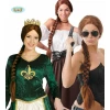 Brown Plaited Wig - Adult One Size