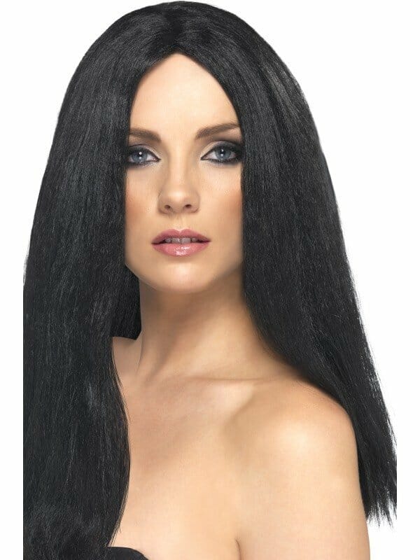 Star Style Wig Adult Black Star Style Wig Adult Black