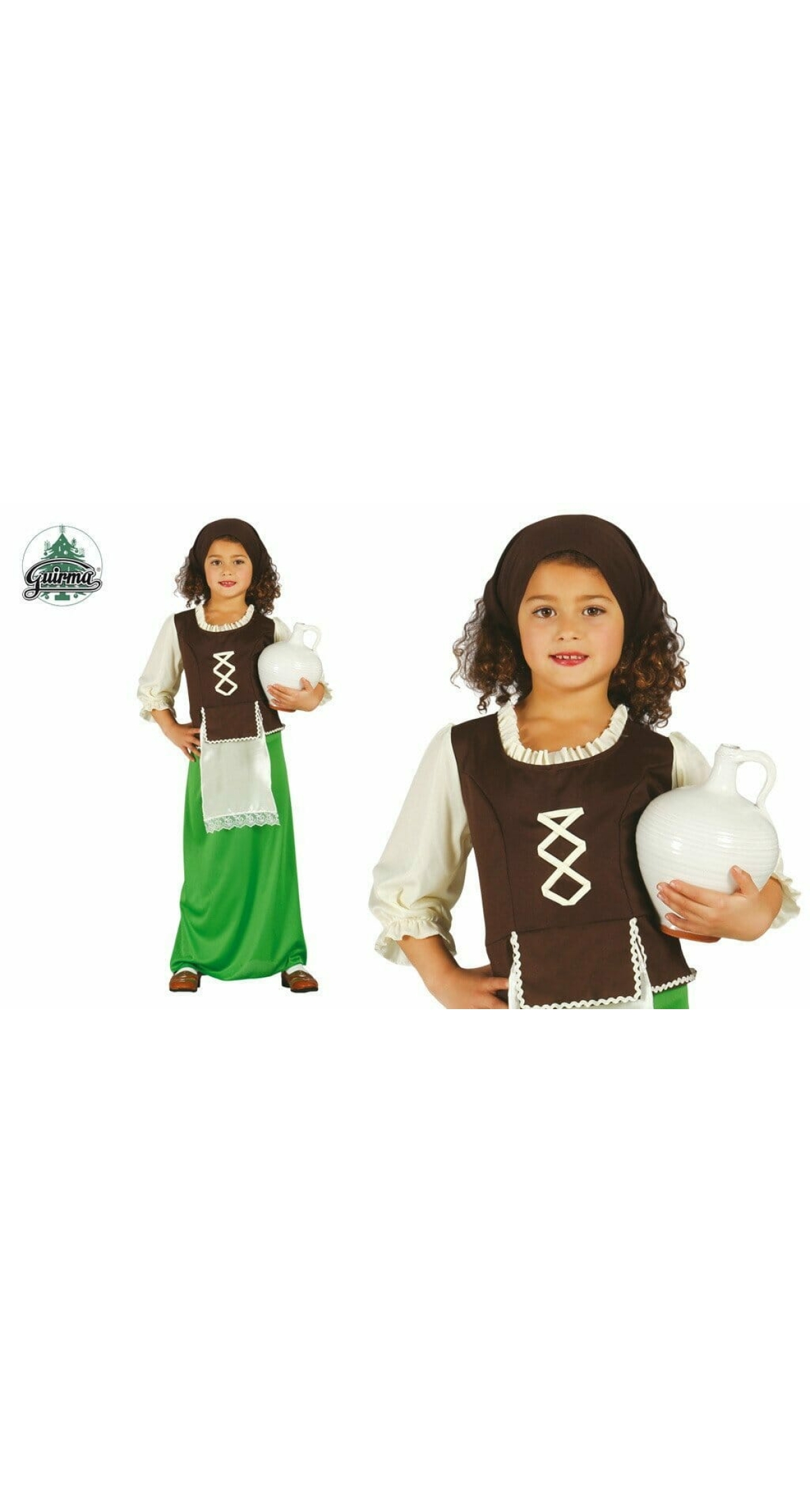 Shepherd Girl Green (Posadera) - Age 10 to 12 Years