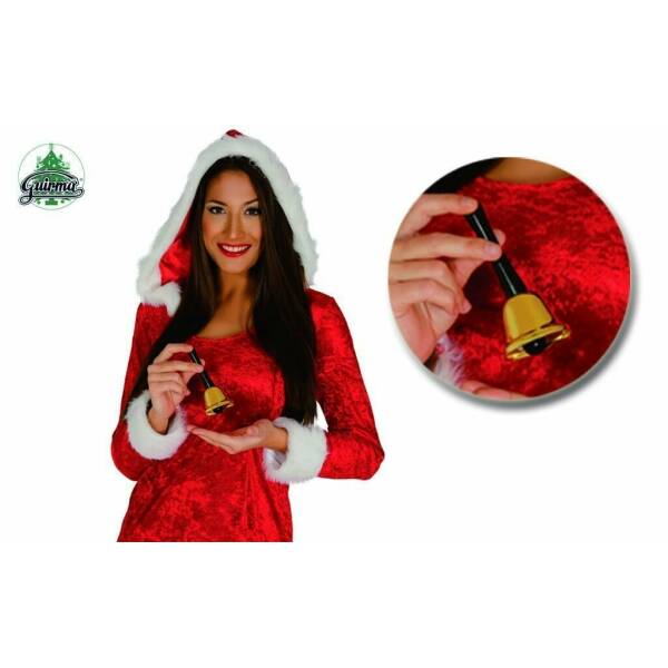Christmas Gold Metal Bell - 13cm