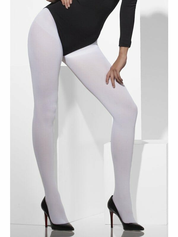 Opaque Tights Adult White 42739 Opaque Tights Adult White 42739