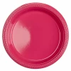 Magenta - 20 x Plastic Plates 17.8 cm