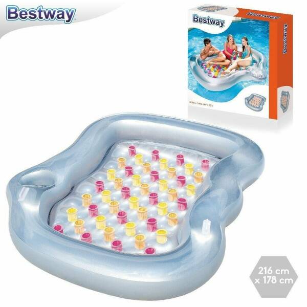 Bestway Double Designer Float Lounge 216x178cm (Online Only)