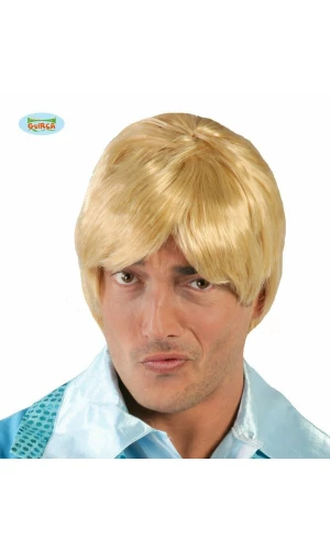 Blond Man’S Wig (Box Container)