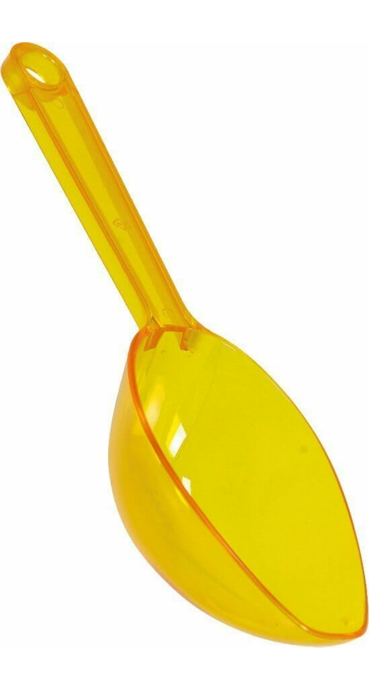 Sun Yellow Candy Buffet Plastic Scoop - 16.5cm