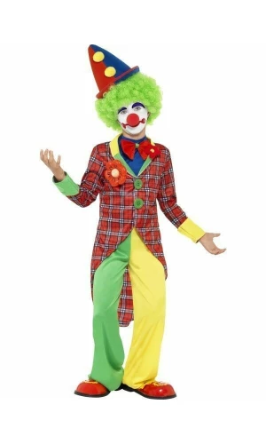 Clown Costume - Age 10 to 12 Years
