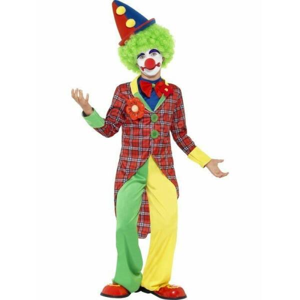 Clown Costume - Age 10 to 12 Years