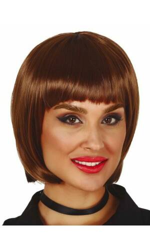 Brown Chestnut Bob Wig - Adult One Size