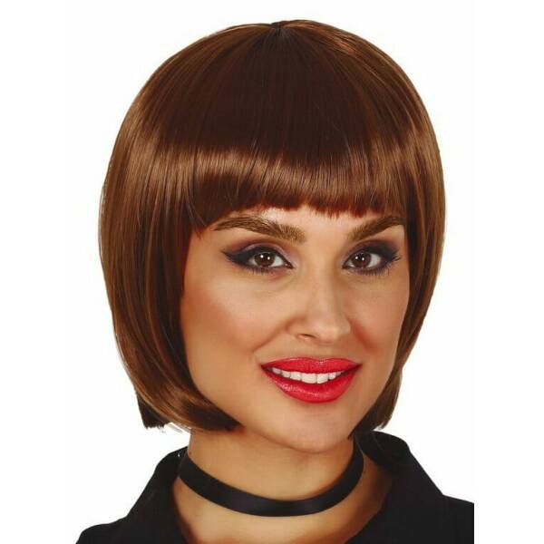 Brown Chestnut Bob Wig - Adult One Size