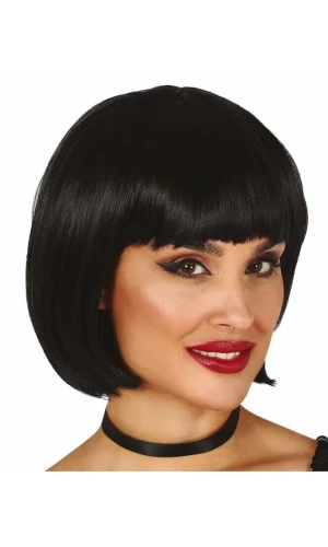 Black Bob Wig - Adult One Size