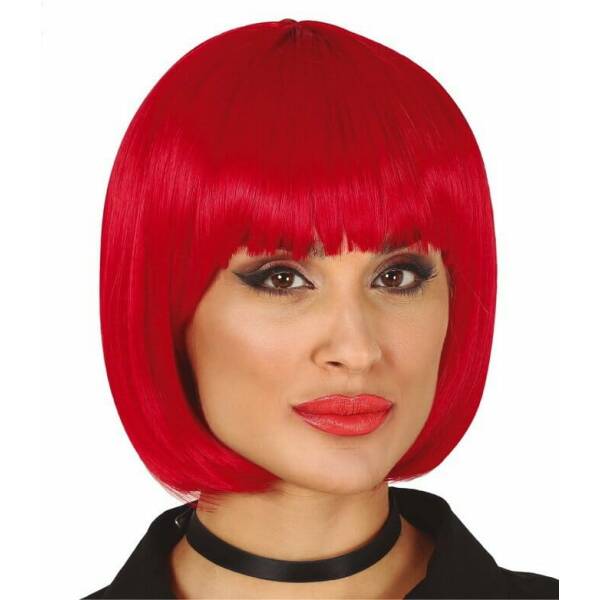Red Bob Wig - Adult One Size