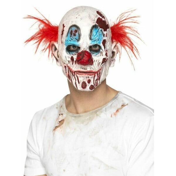Zombie Clown Mask, Foam Latex