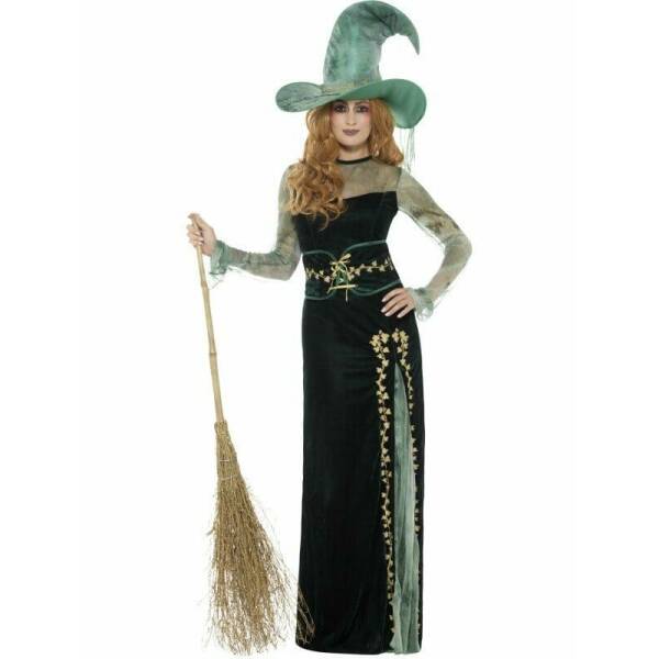 Deluxe Emerald Witch - Adult Size Medium