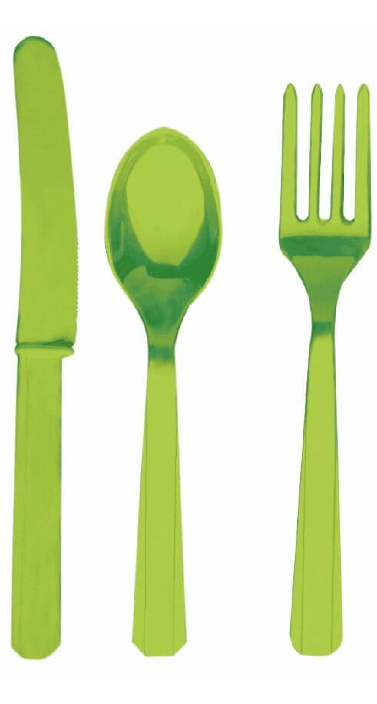 Kiwi - 24 x Plastic Cutlery Set