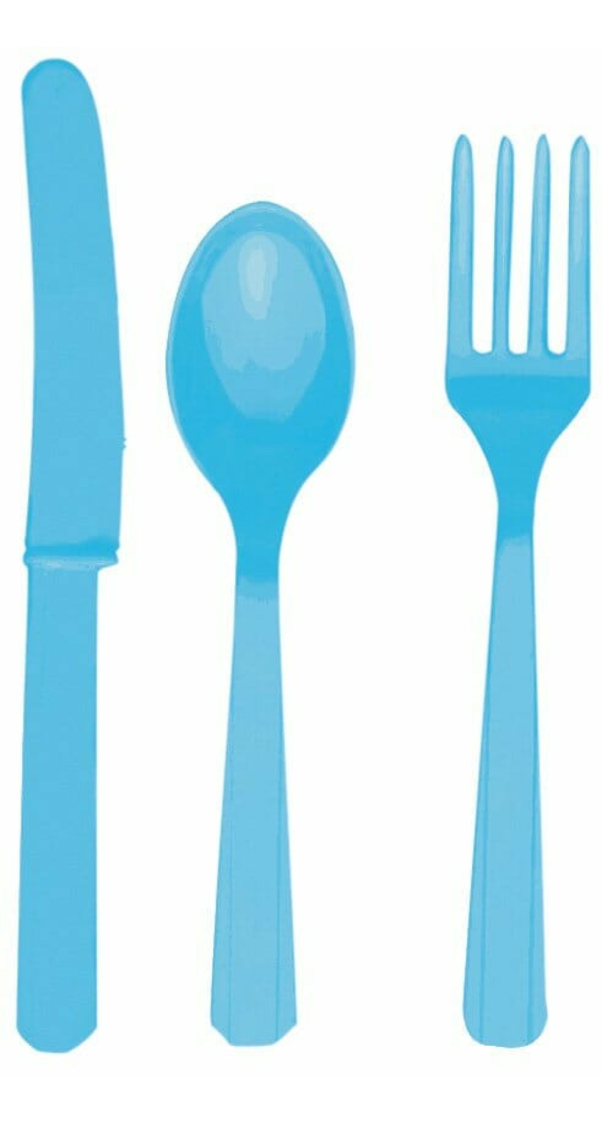 Carribean - 24 x Plastic Cutlery Set
