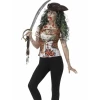 Zombie Pirate Wench T-Shirt - Adult Size Large