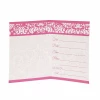 Pink Damask Invitations - 8pk