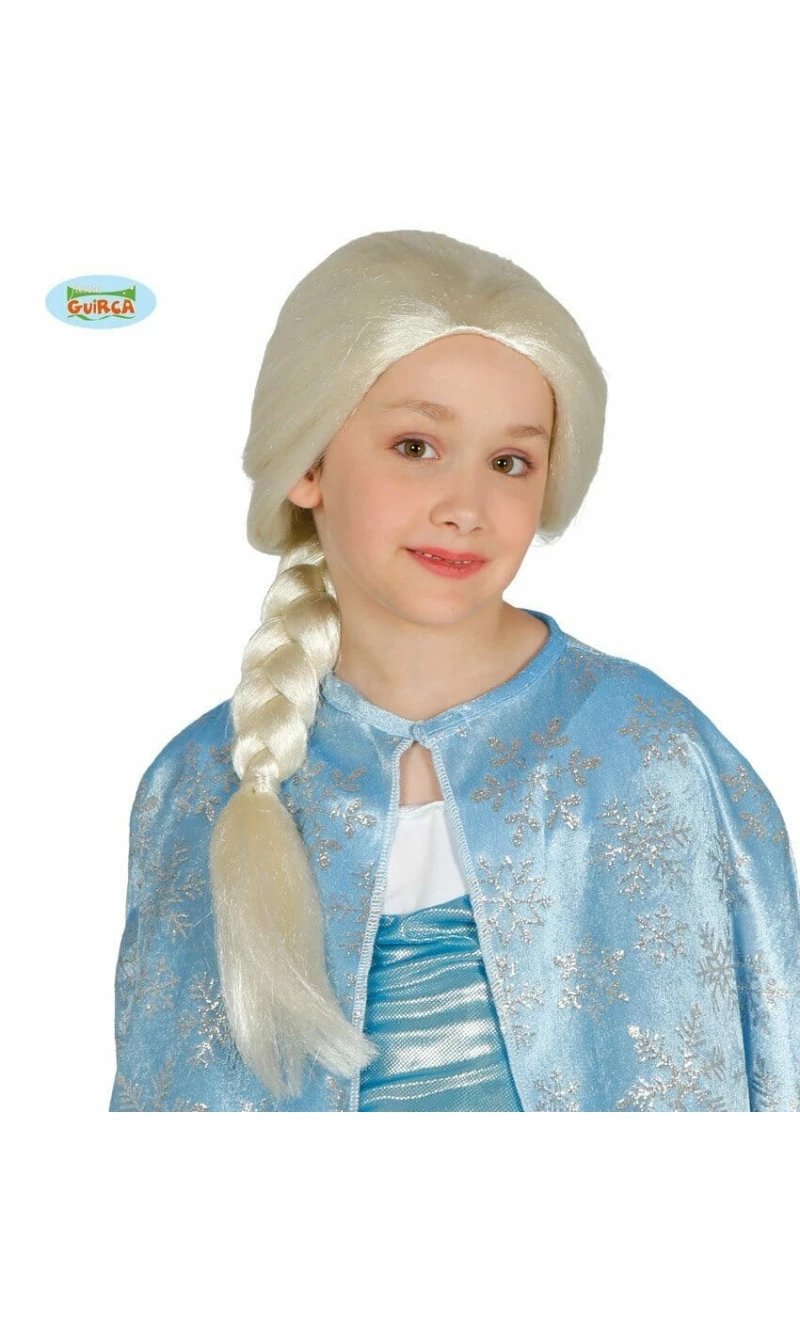 Blonde Elsa Wig - Child One Size