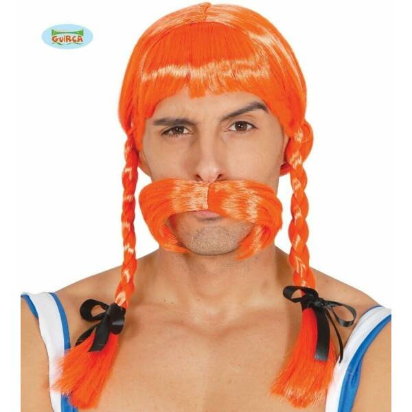 Orange Gaul Wig - Adult One Size
