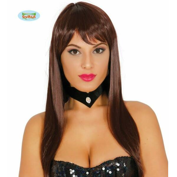 Brown Long Wig - Adult One Size