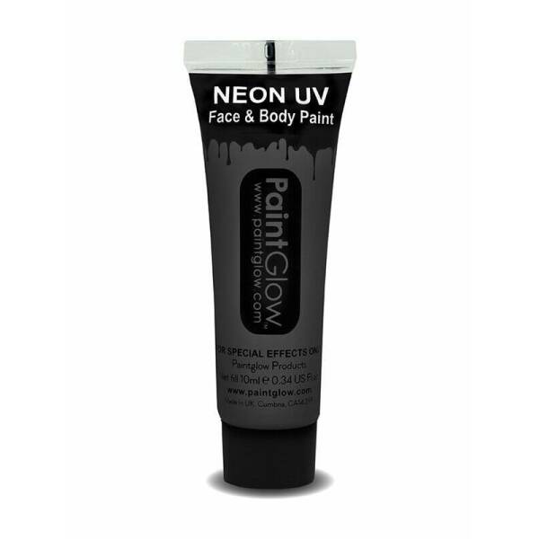 Neon UV Face & Body Paint Black - 10ml